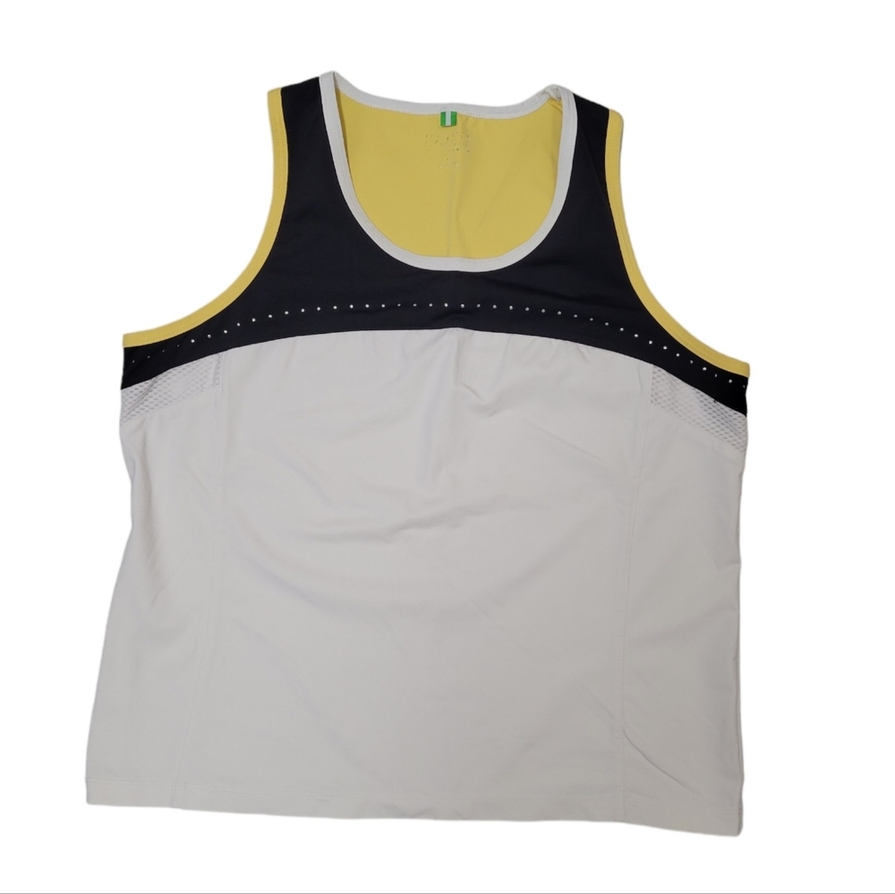 Tail Tech women's tennis tank top Size Large racerback scoop neck